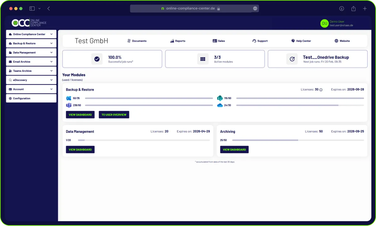 Online Compliance Center by sitaas